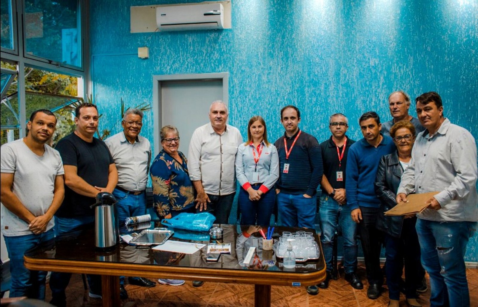 Prefeito se reuniu com representantes da RGE