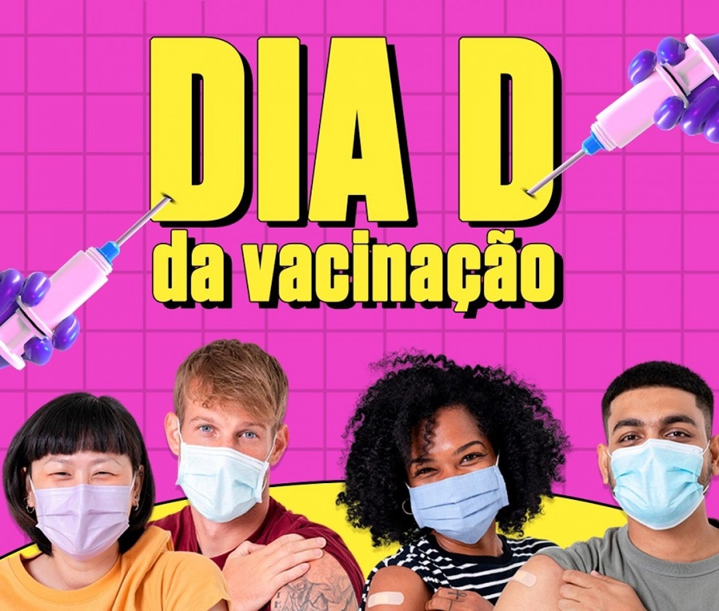 Dia D de vacinação contra a influenza e o sarampo em Nova Santa Rita sábado