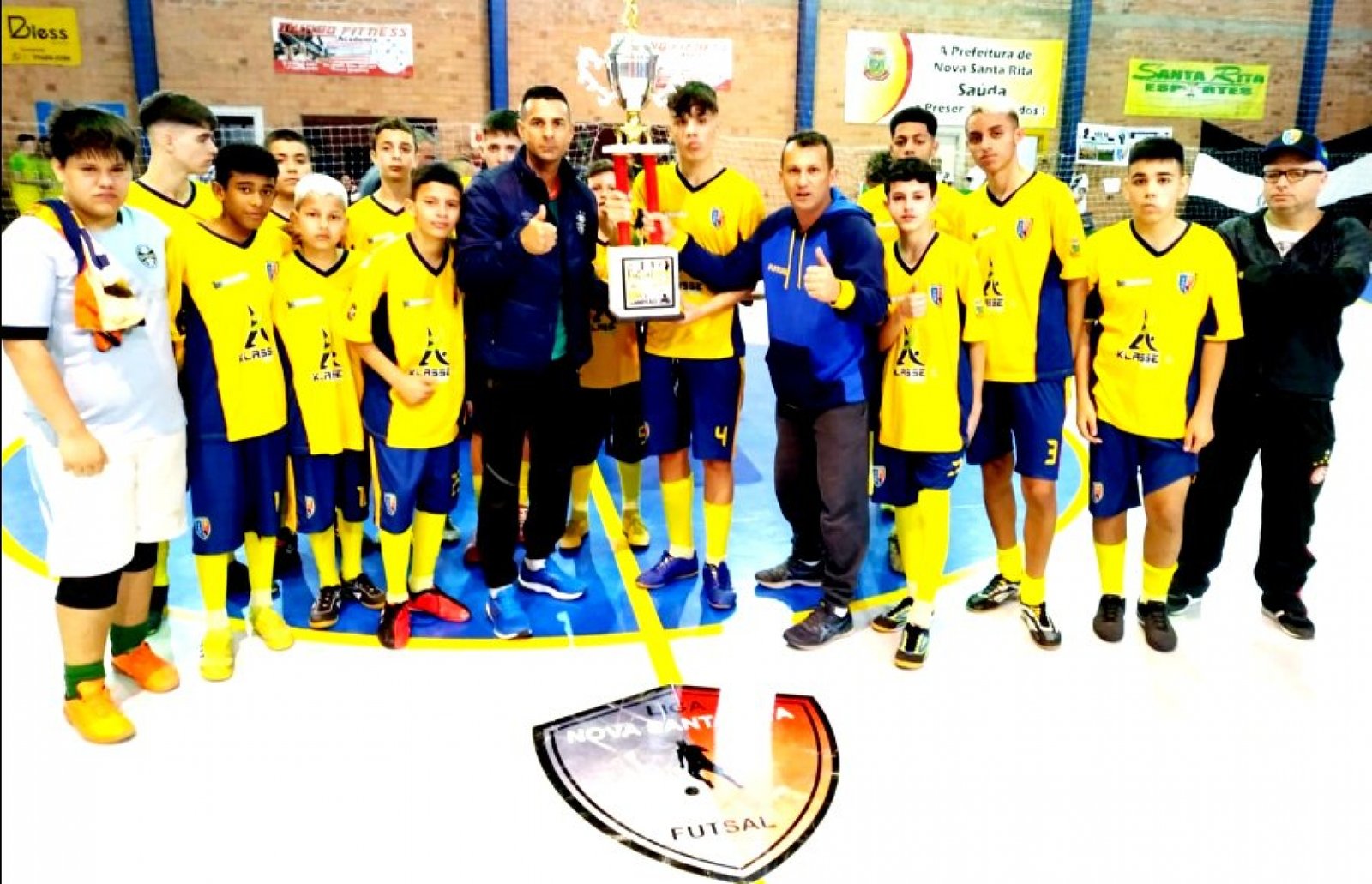 Encerrado o Municipal de futebol Sub 15 da Liga de Nova Santa Rita