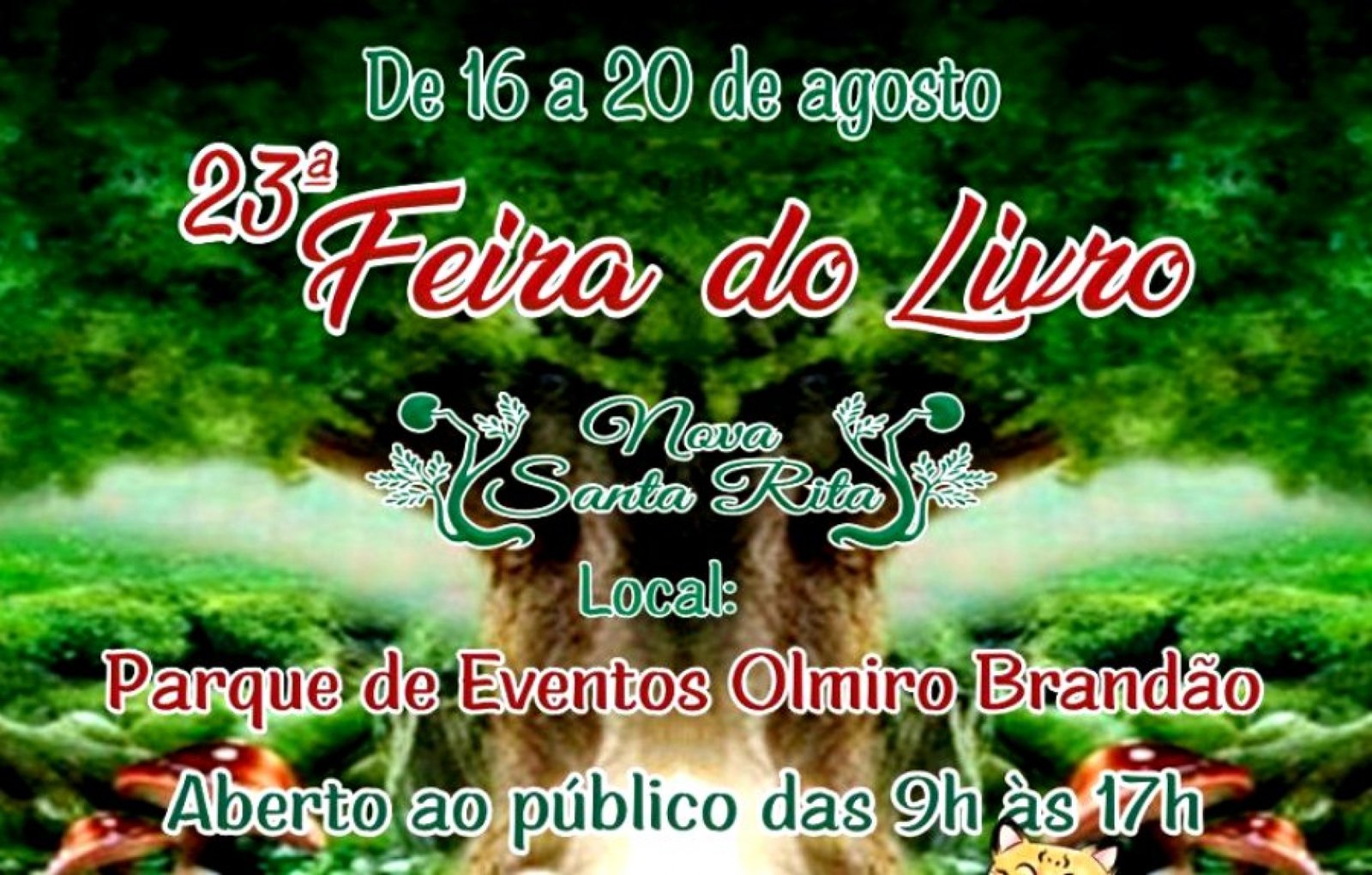 Feira do Livro de Nova Santa Rita acontece até dia 20 de agosto