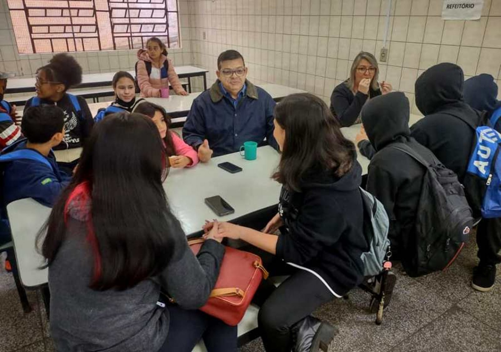 Prefeito participa do Café nas Escolas de Sapucaia do Sul