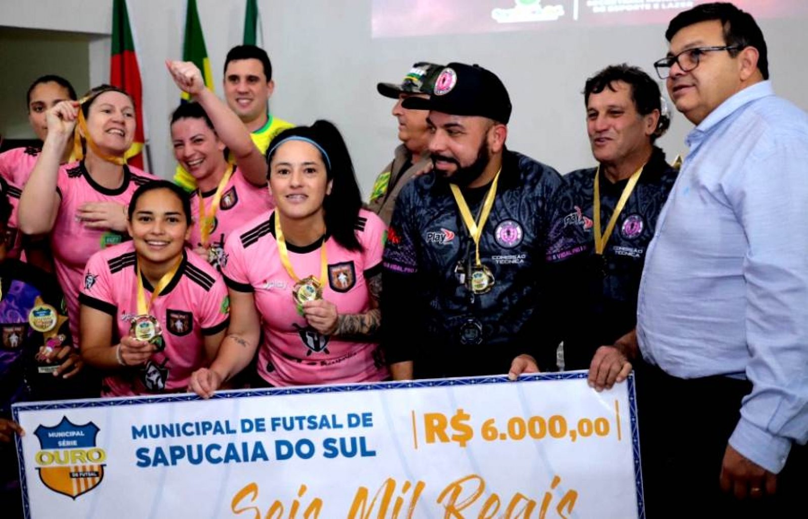 Conhecidos os campeões do Municipal de Futsal em Sapucaia do Sul