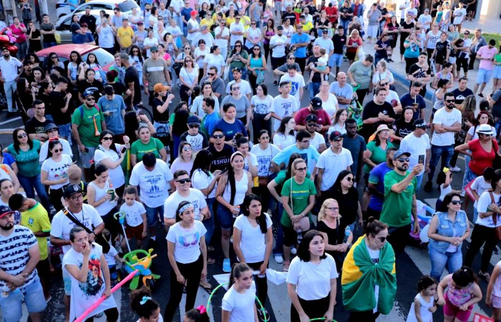 Marcha para Jesus Cristo na cidade