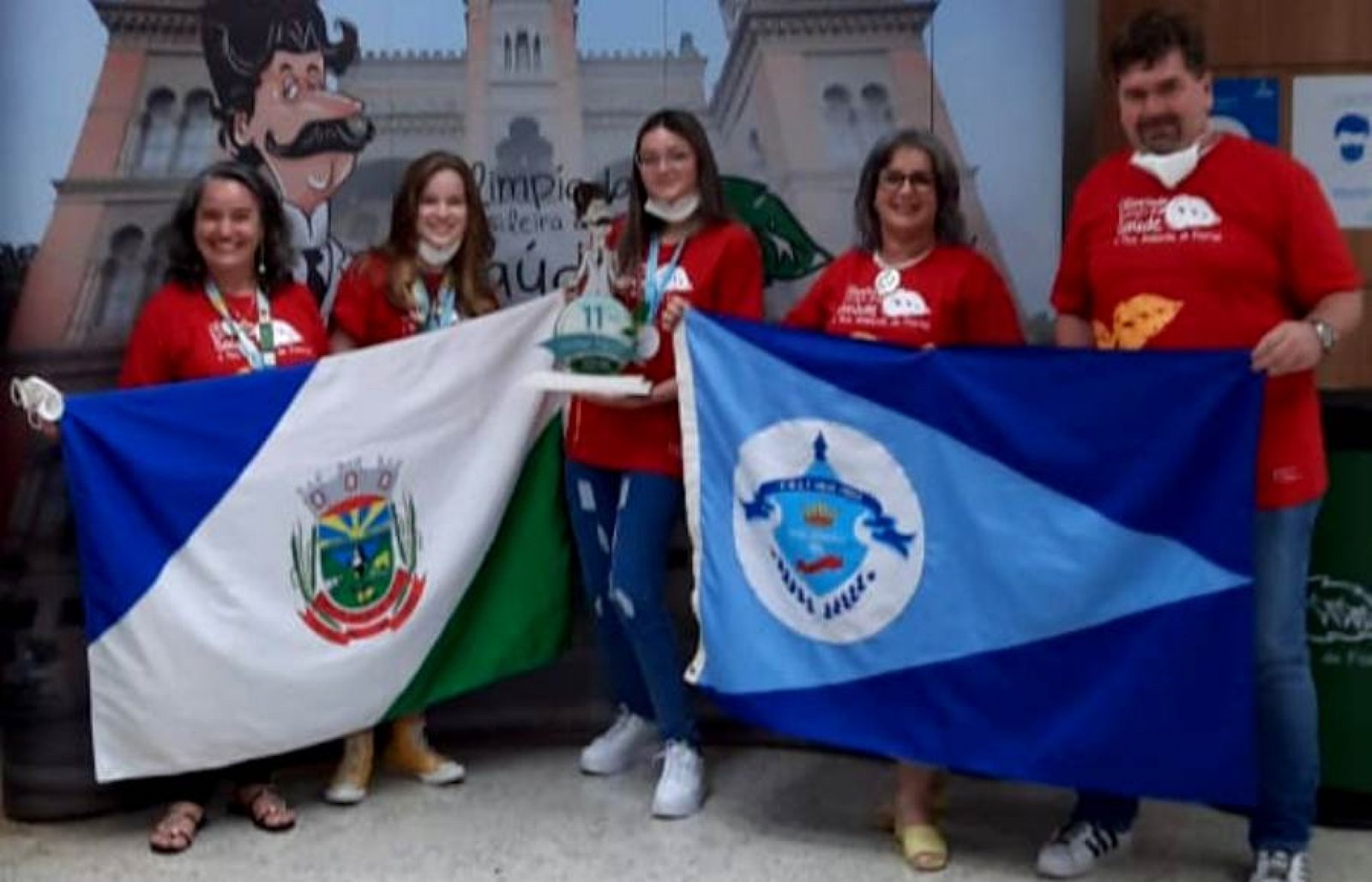 Alunas de Nova Santa Rita receberam prêmio nacional de Educação