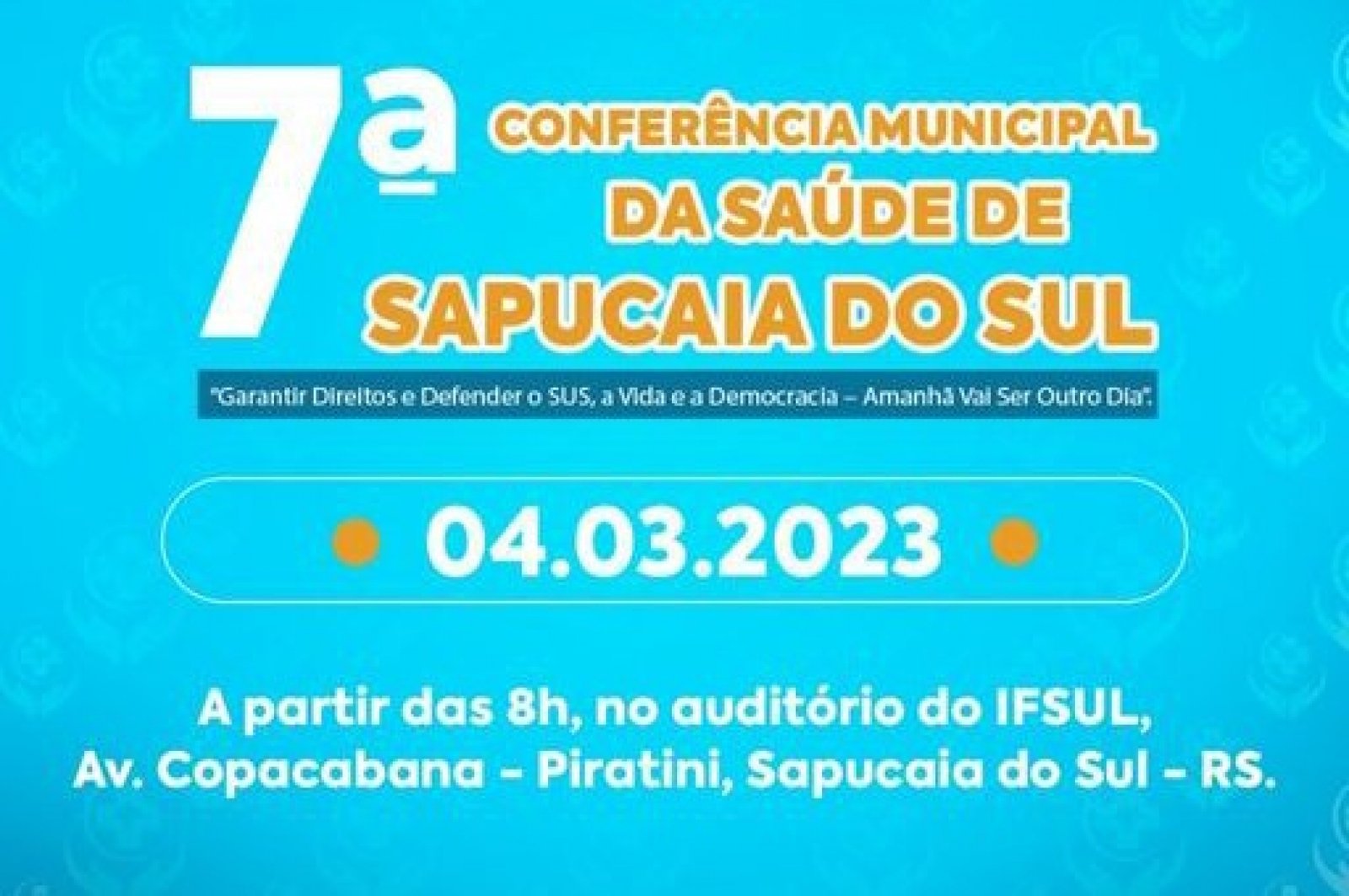 Conferência Municipal da Saúde em Sapucaia do Sul