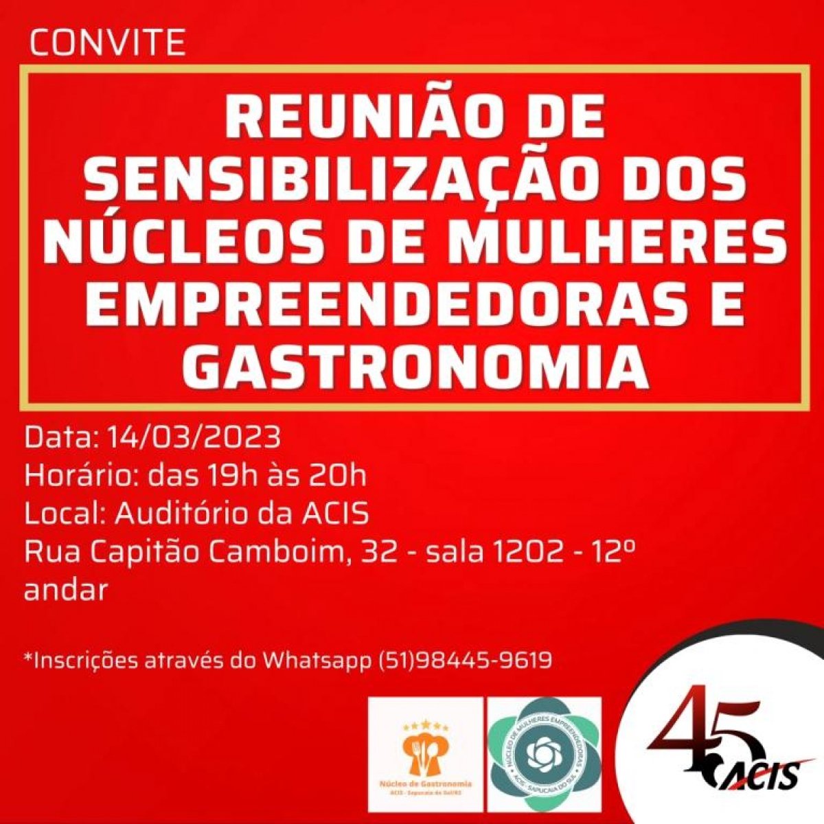 Evento reúne dois núcleos da ACIS