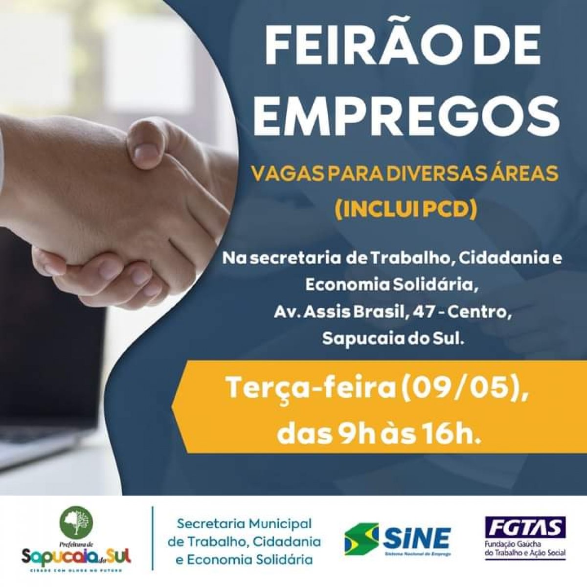 FEIRÃO DO EMPREGO EM SAPUCAIA DO SUL
