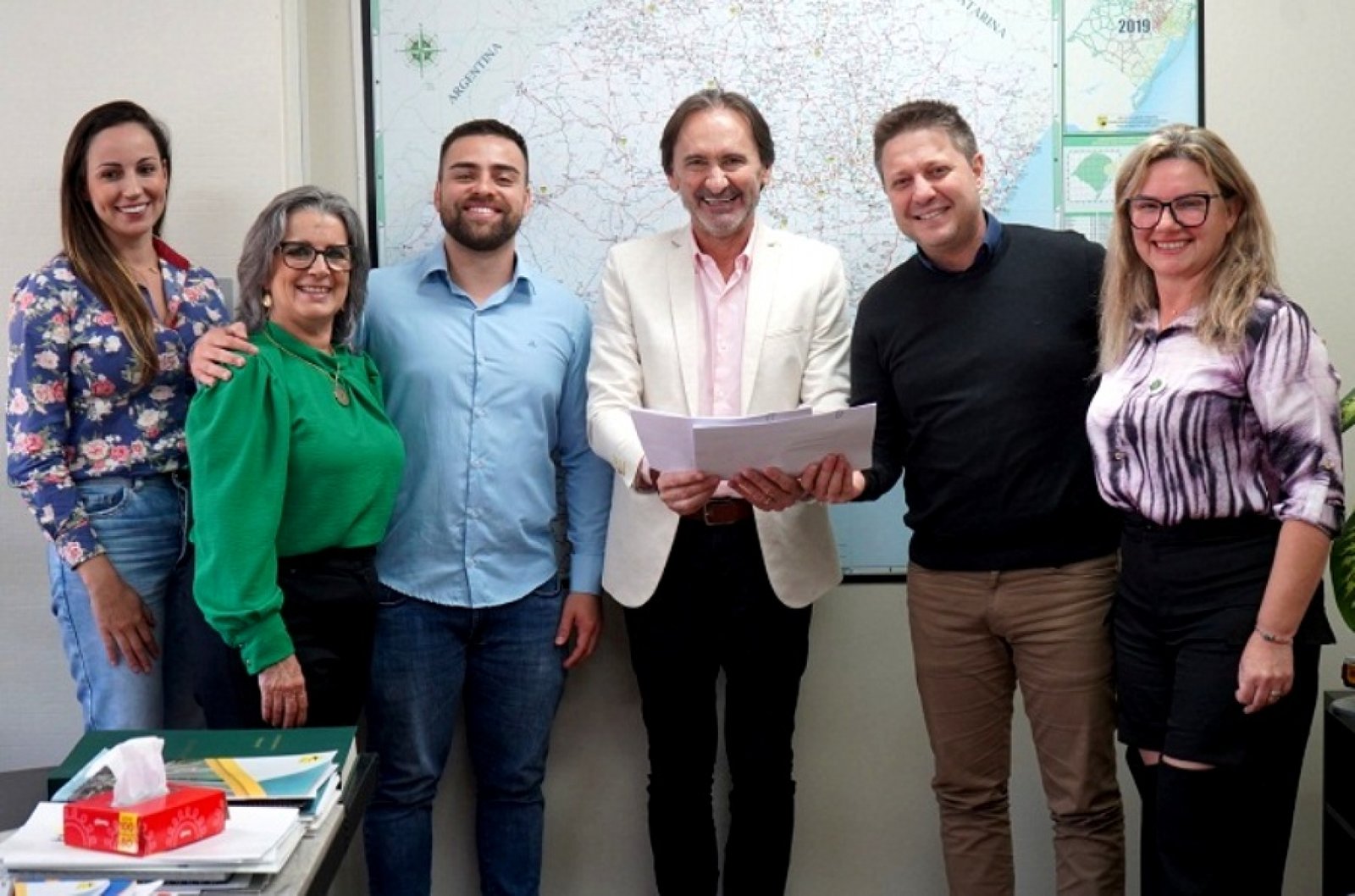 REUNIÃO COM O SECRETÁRIO DE TRANSPORTES DO RS