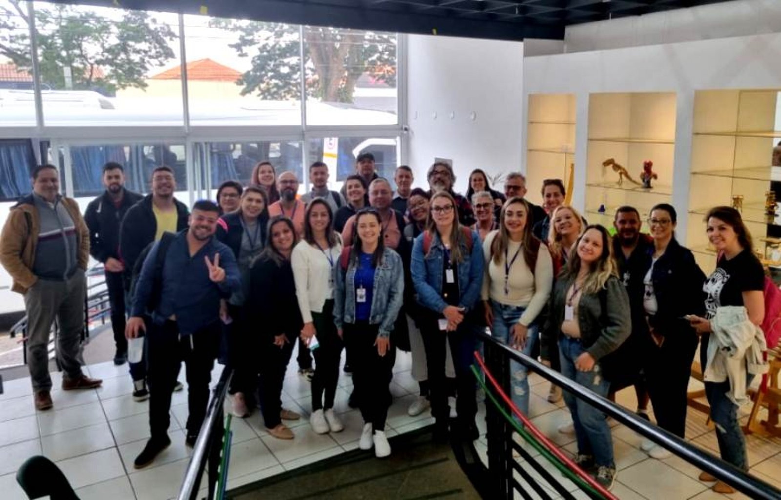 24 professores maker de Nova Santa Rita visitam espaços em São Paulo