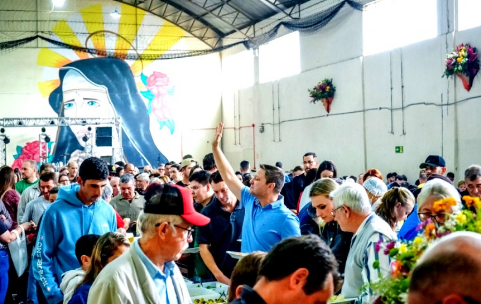 Festa da padroeira Santa Rita mobiliza a comunidade