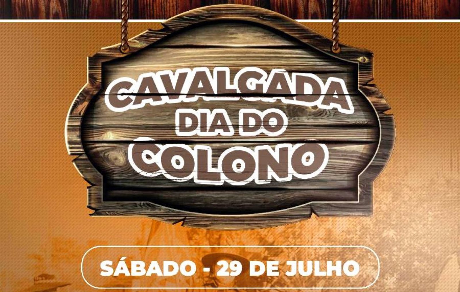 Cavalgada do Dia do Colono será sábado dia 29 de julho