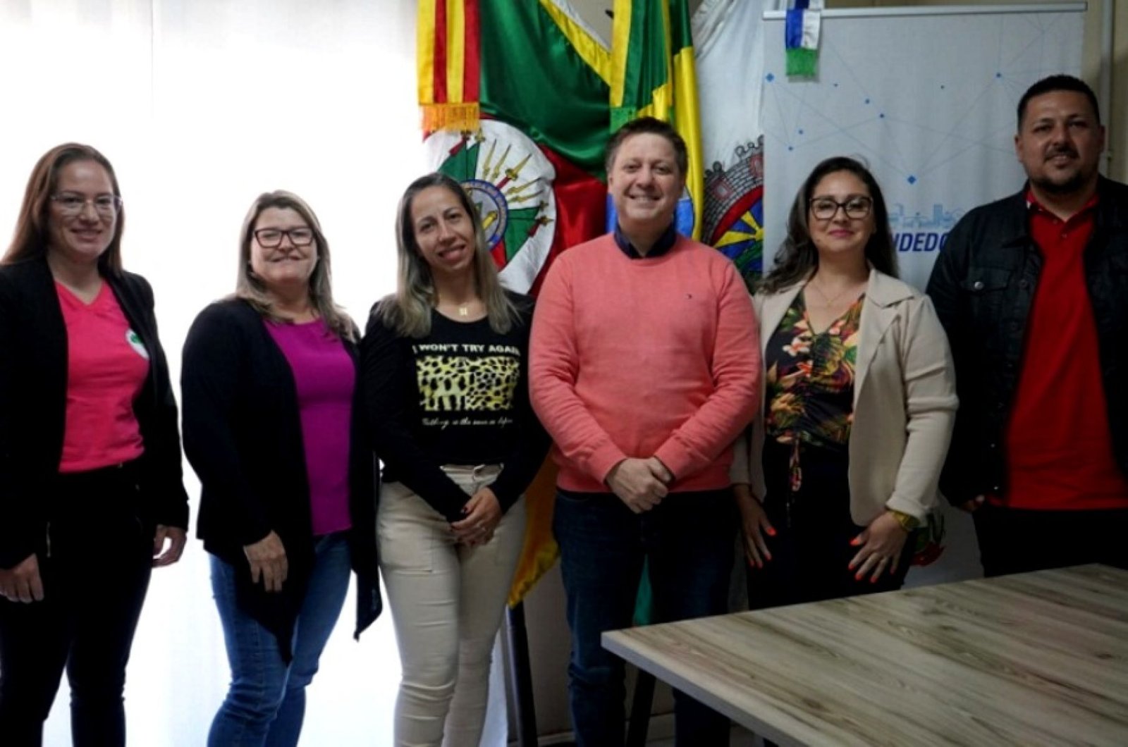 Conselho Tutelar eleito visita prefeito de Nova Santa Rita