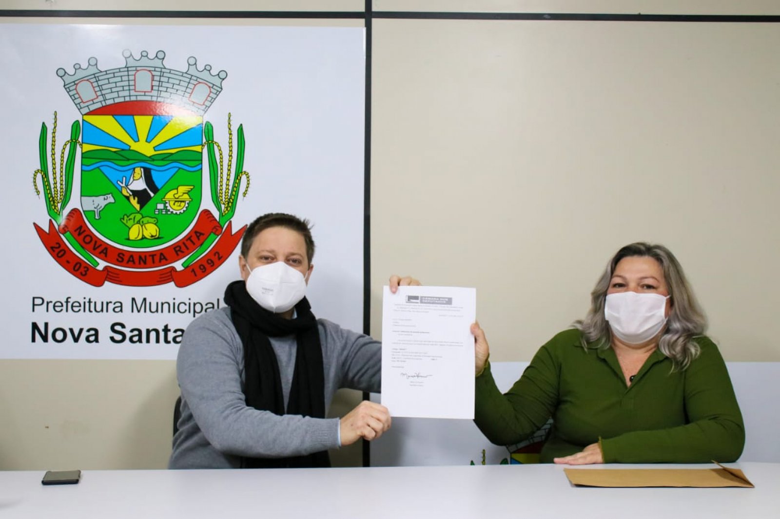 Emenda de 150 mil reais para a Agricultura de Nova Santa Rita