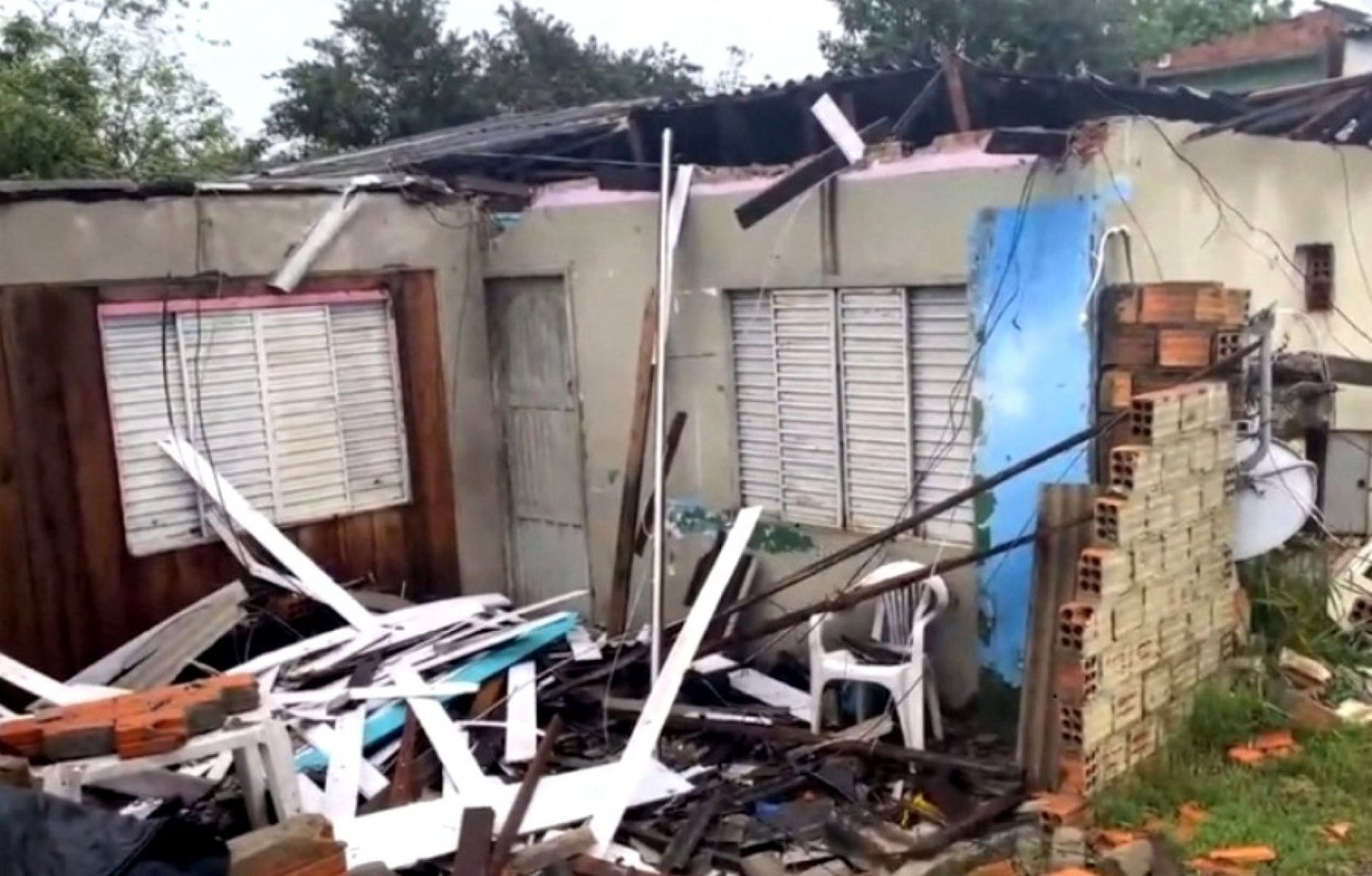 Caixa libera FGTS para atingidos pelo vendaval em novembro no Bairro Berto Círio