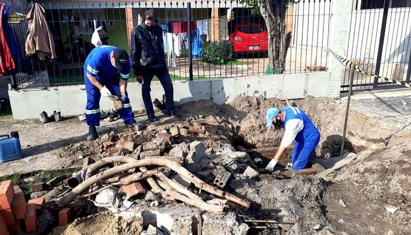 Força-tarefa realiza obras em diversas ruas da cidade