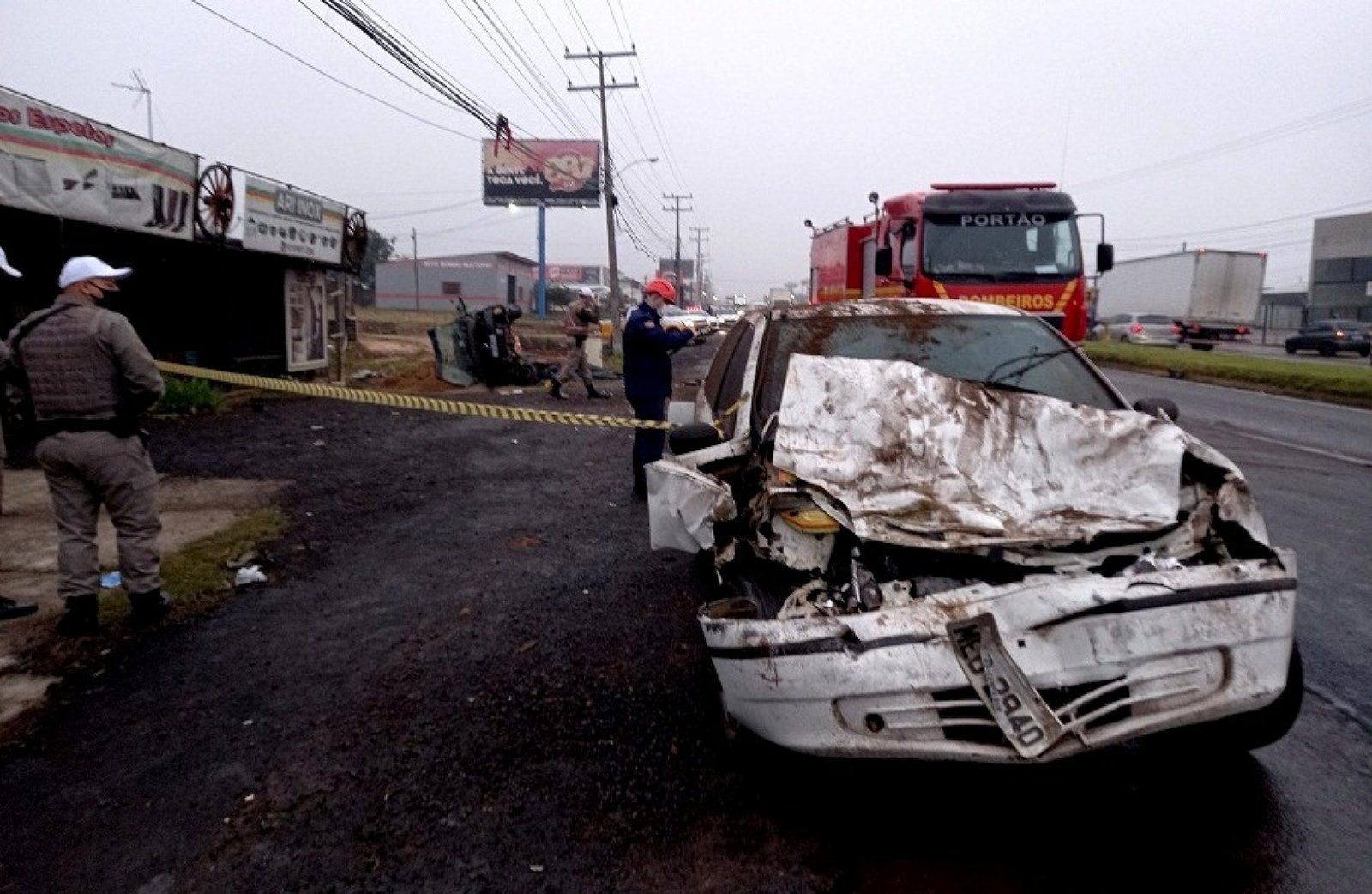 Acidente com morte em Portão