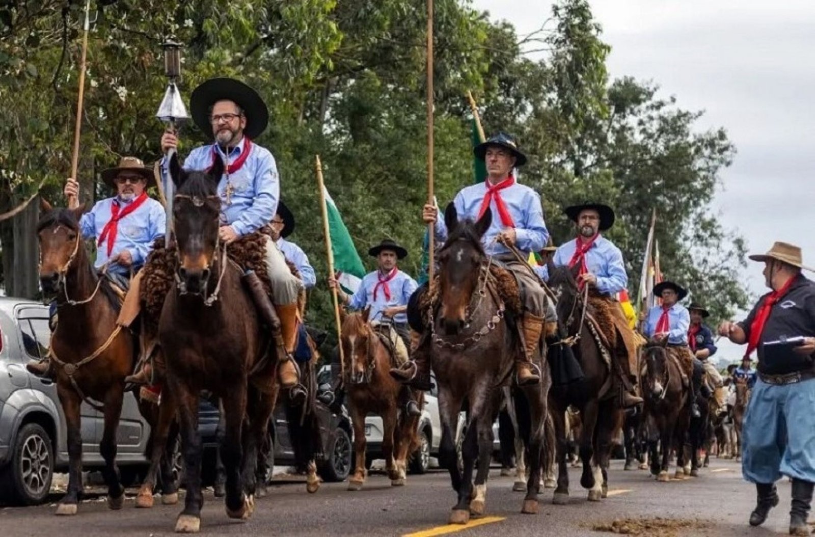 Imagem ilustrativa: Sapucaia do Sul realizou a Cavalgada da Chama Crioula