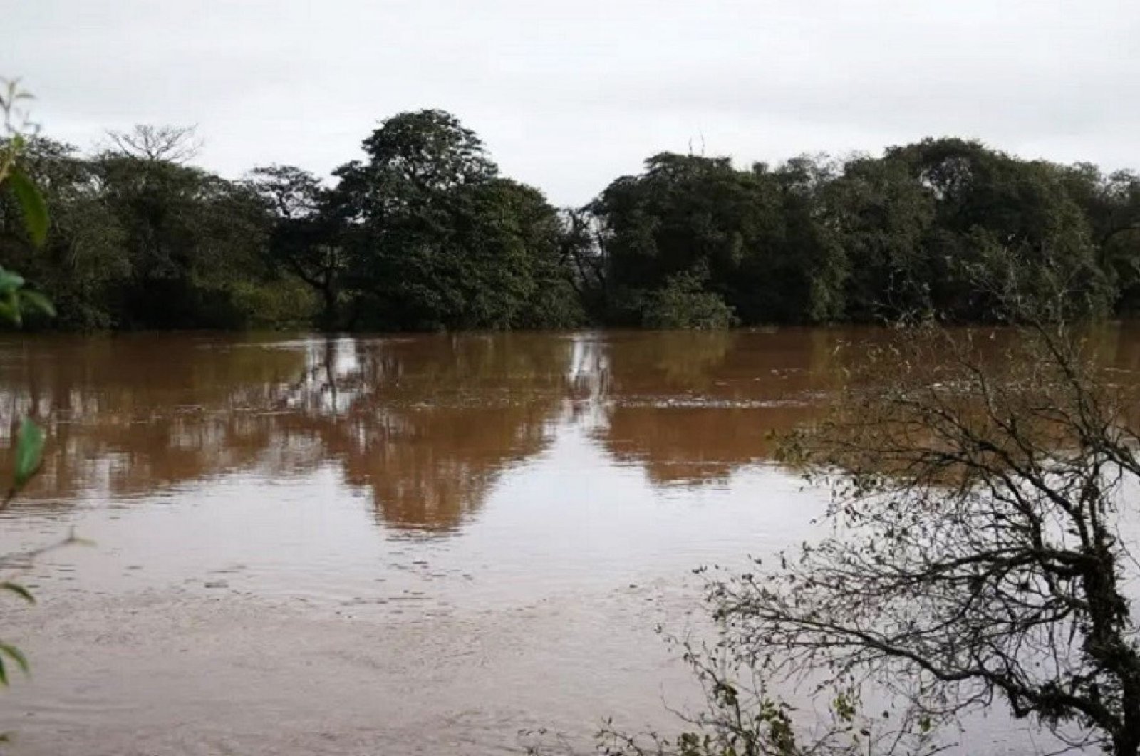 Imagem ilustrativa: Rio Caí ultrapassa cota de inundação em Nova Santa Rita
