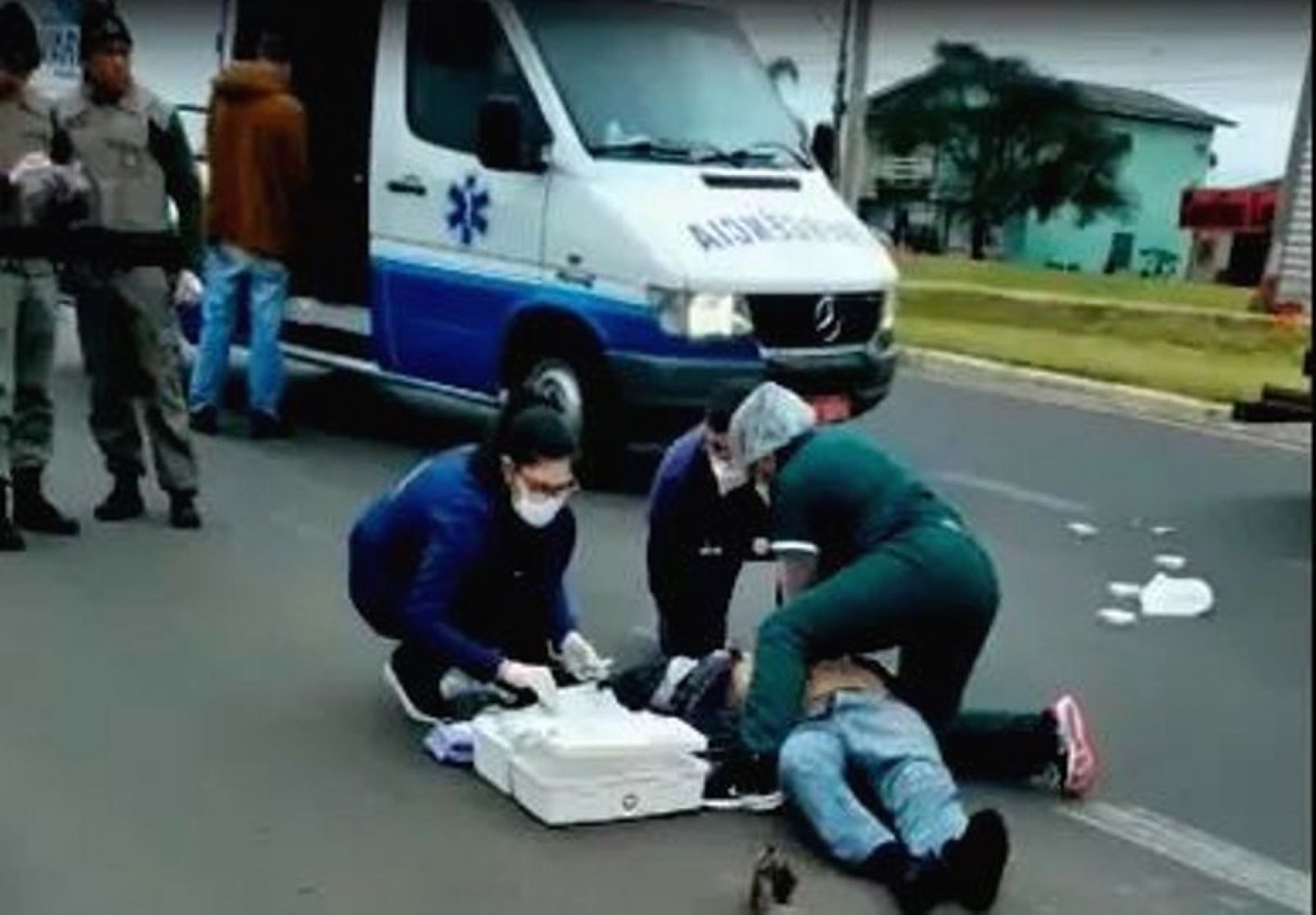 Caminhão atropelou e matou pedestre em Capela de Santana