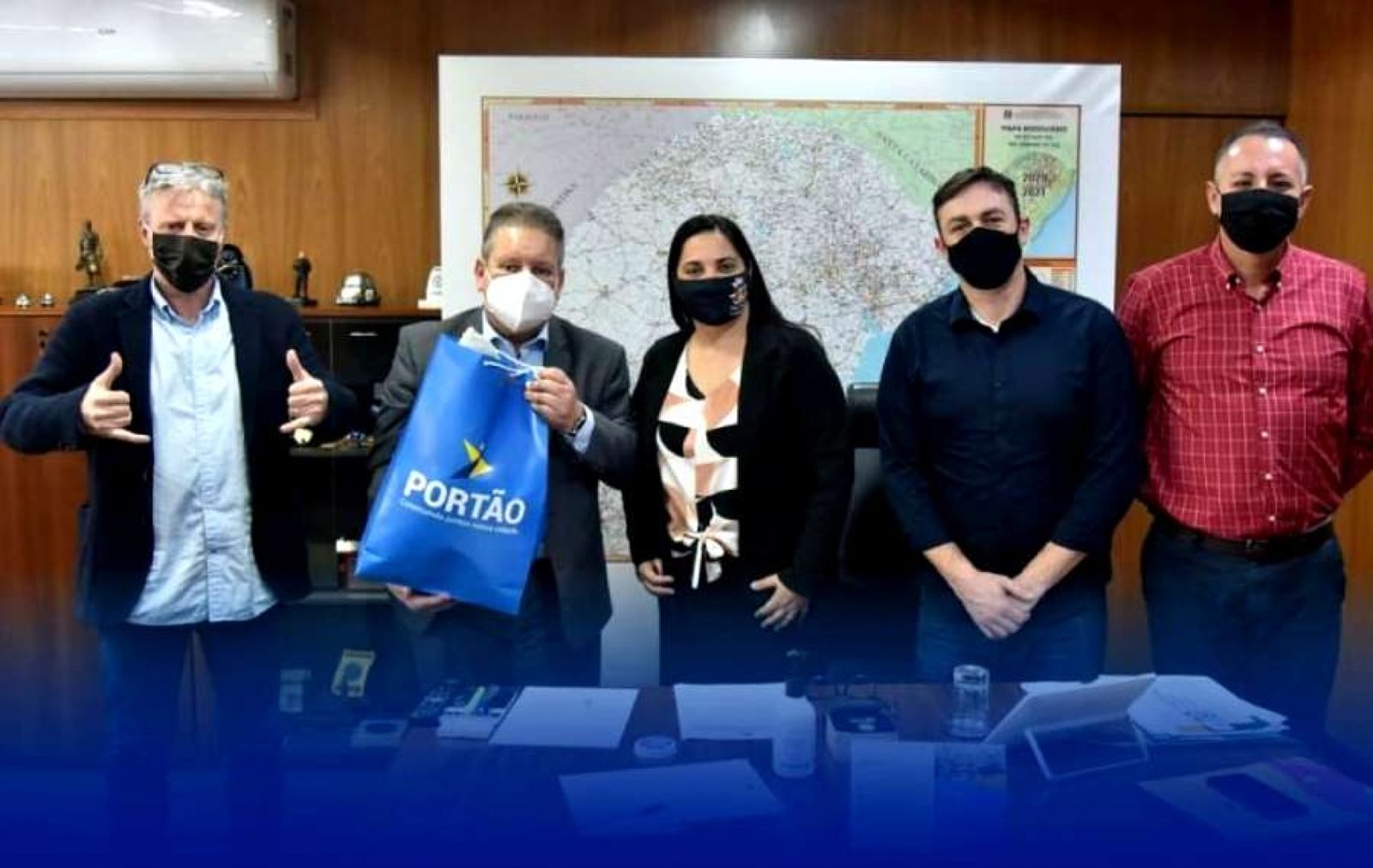 Prefeito teve reunião com o vice-governador para tratar de segurança