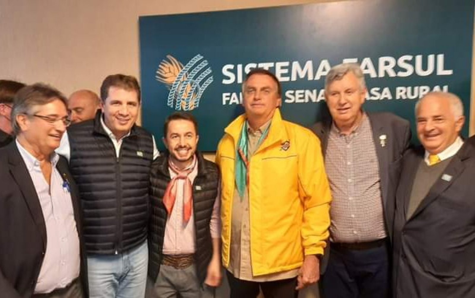 Deputado Ernani Polo acompanhou Bolsonaro na Expointer