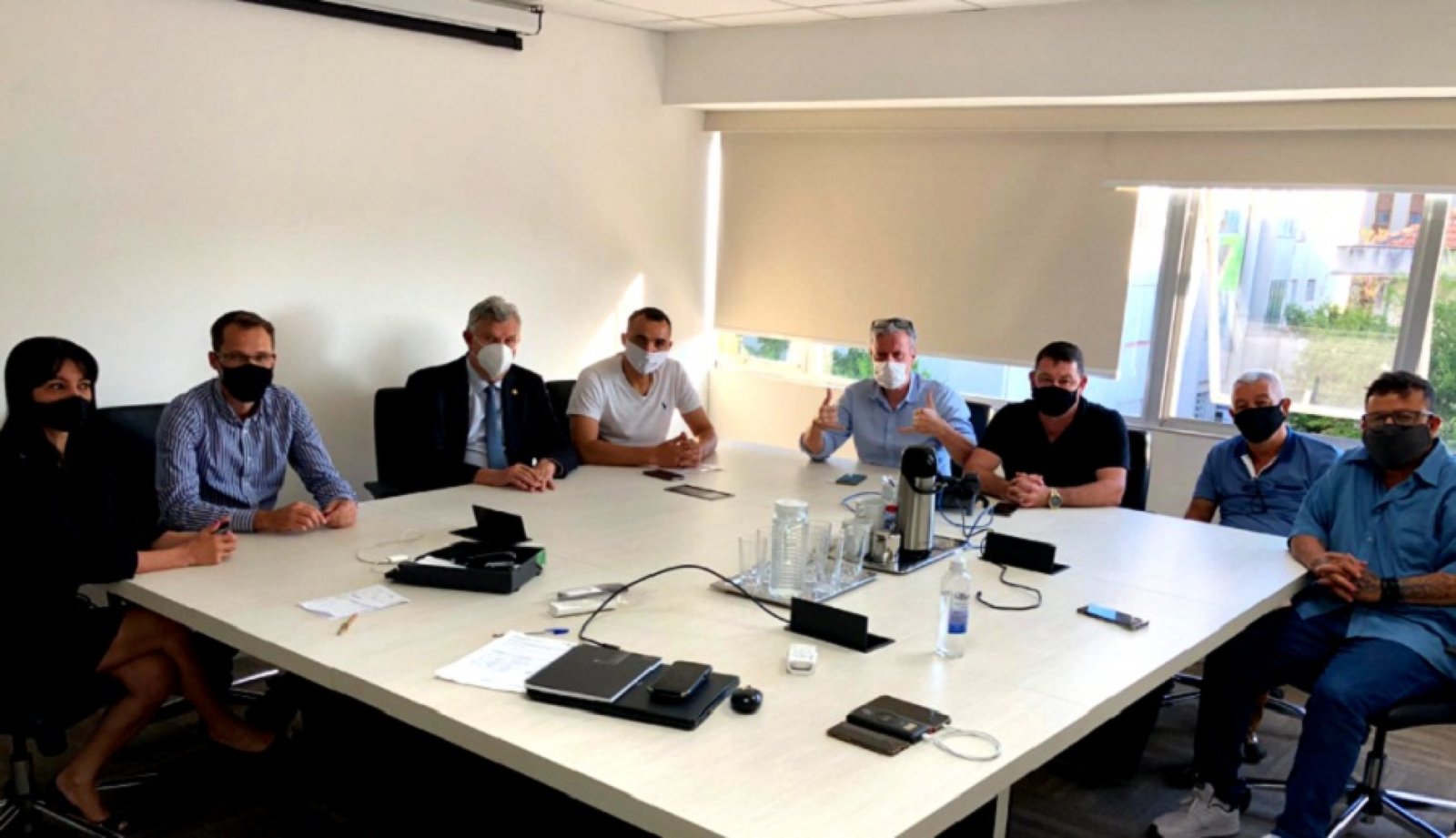 Prefeito Kiko Hoff participou de reunião na CCR Via Sul