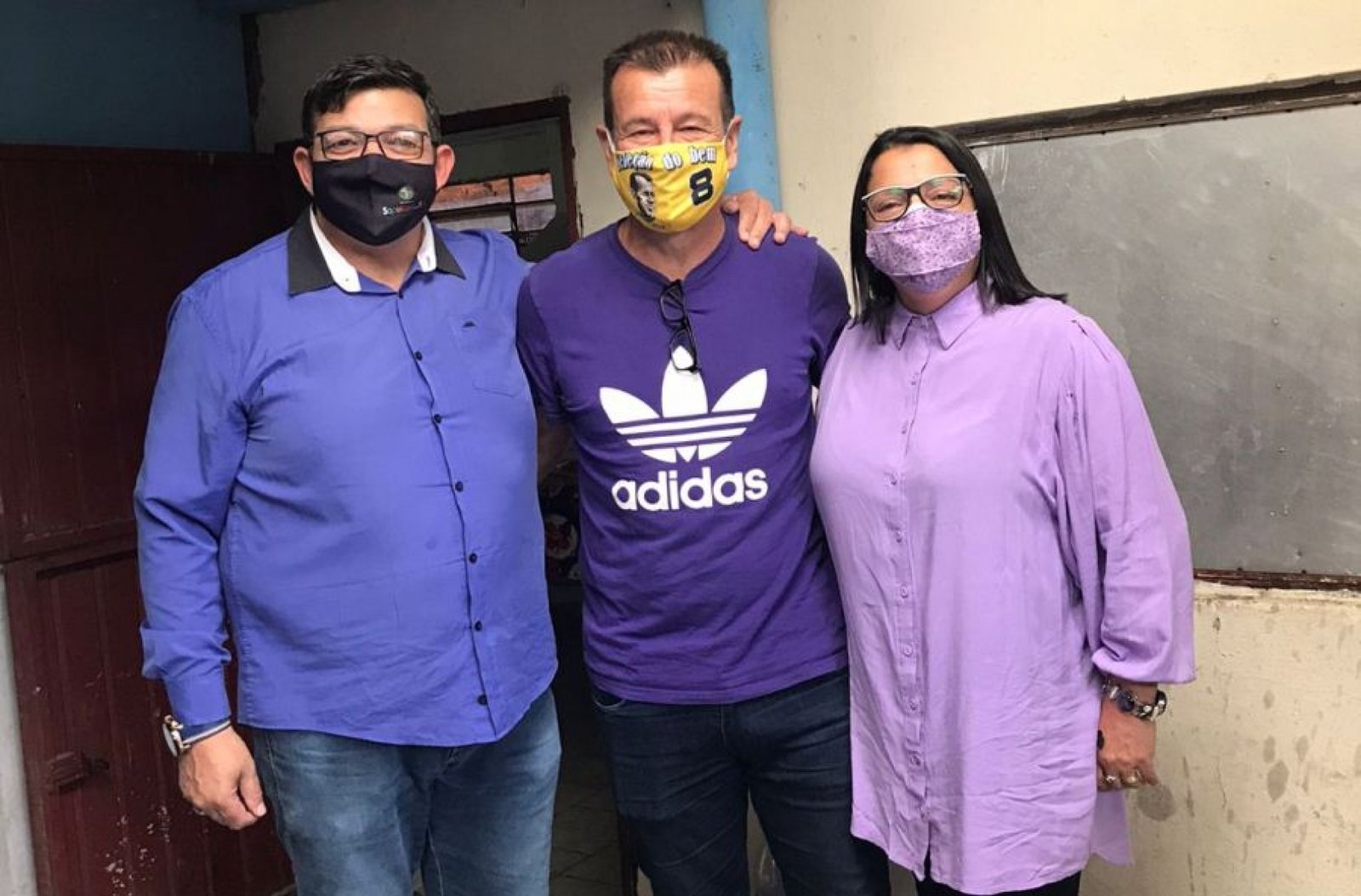 Dunga participou da Ação Solidária Integrada em Sapucaia