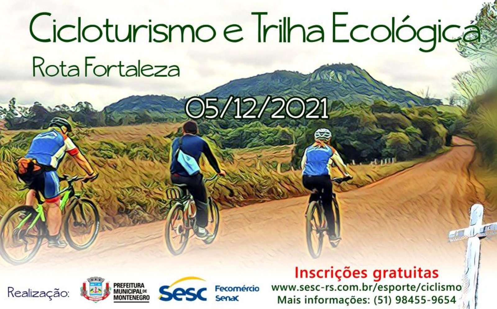 Trilha Ecológica será neste 5 de dezembro em Montenegro