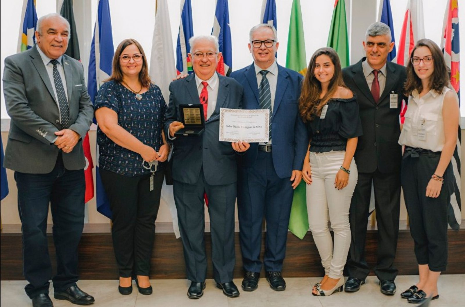Vice-prefeito Pedro Oddone é Homenageado e ganha Medalha da 55 Legislatura da Assembleia Legislativa