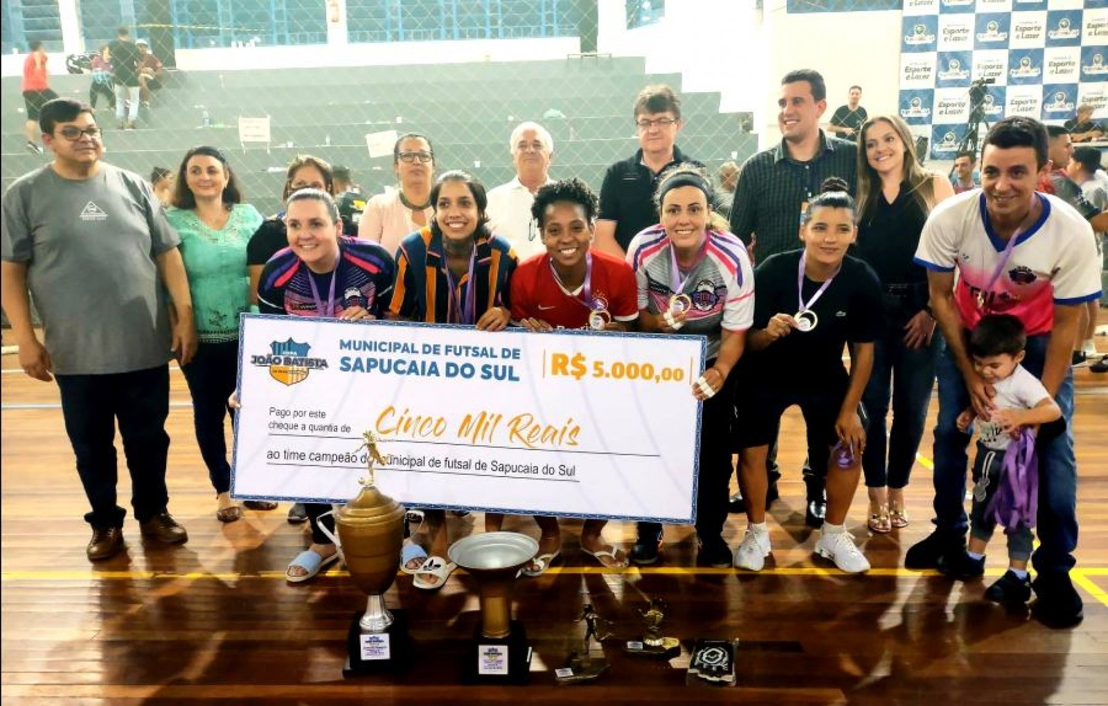 Campeonato de Futsal premia seus campeões em Sapucaia do Sul