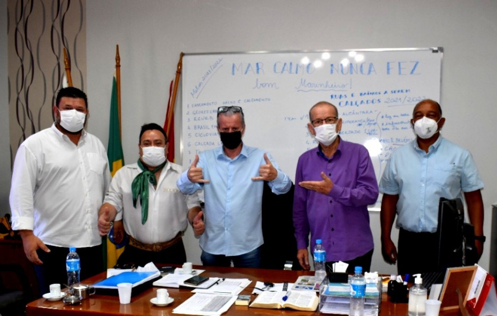 Prefeito de Portão recebeu visita de políticos de São Leopoldo